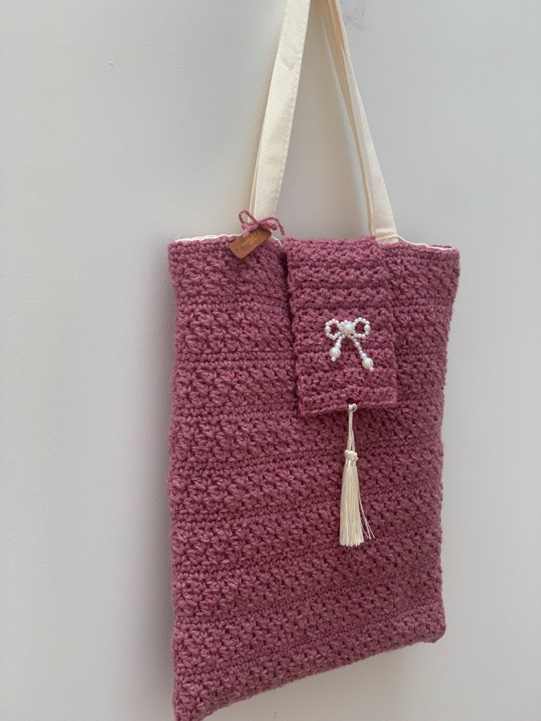 Sac crocheté au look vintage. Fabriqué à la main par Anne., Envoi, Neuf, Autres couleurs, Autres marques