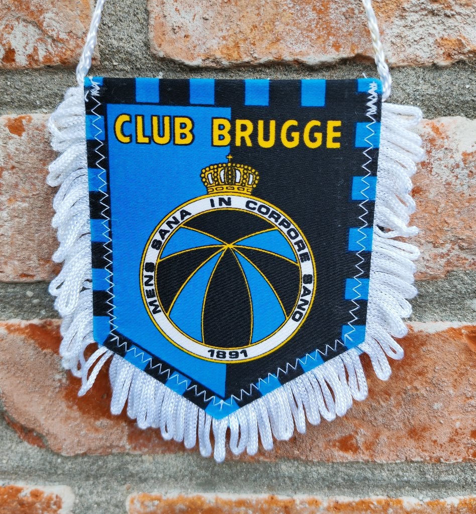 1980s vaantje wimpel club brugge vintage, Ophalen of Verzenden