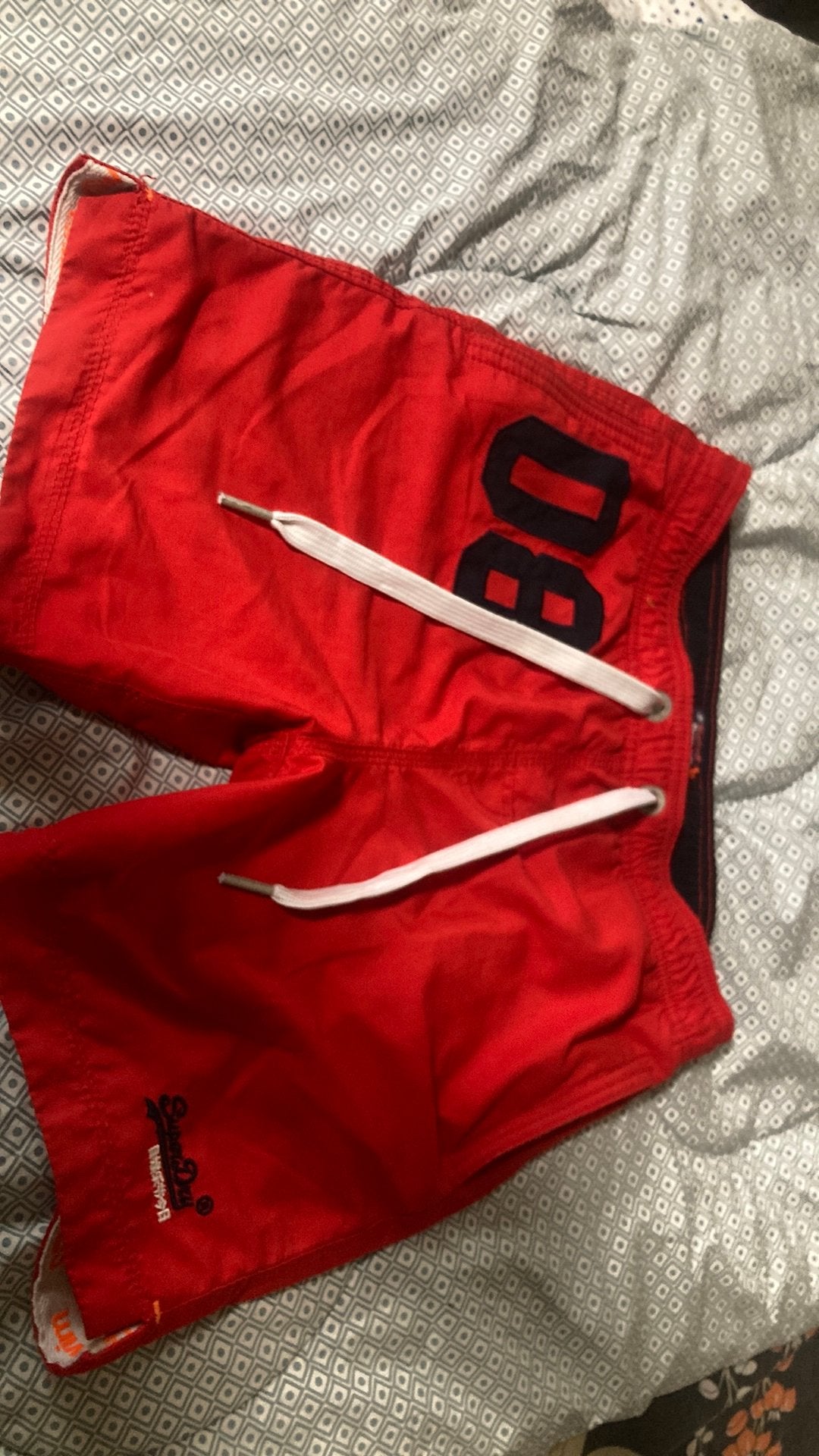 Kort, Kleding | Heren, Badmode en Zwemkleding, Ophalen, Maat 46 (S) of kleiner, Rood, Zwemshort