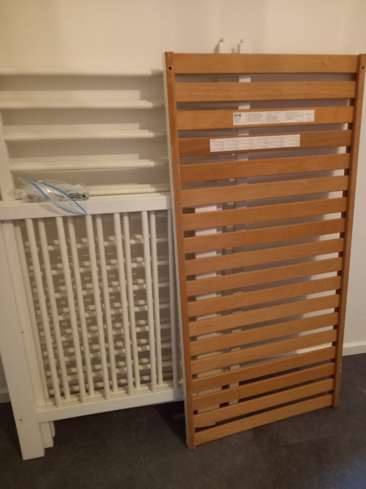 Kinderbedje met toebehoren., Ophalen, Matras