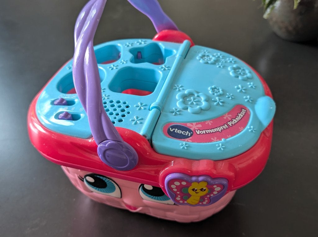 VTech Vormenpret Picknickset (Interactieve vormenstoof), Ophalen, Gebruikt