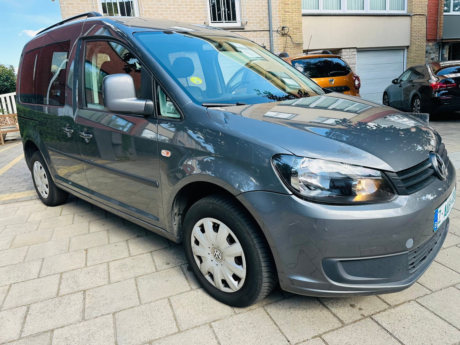 VW CADDY 1.6 CRTDI DSG AUTO. AIRCO  5 PLACES 2015 7500€, Carnet d'entretien, 5 portes, Automatique, Tissu
