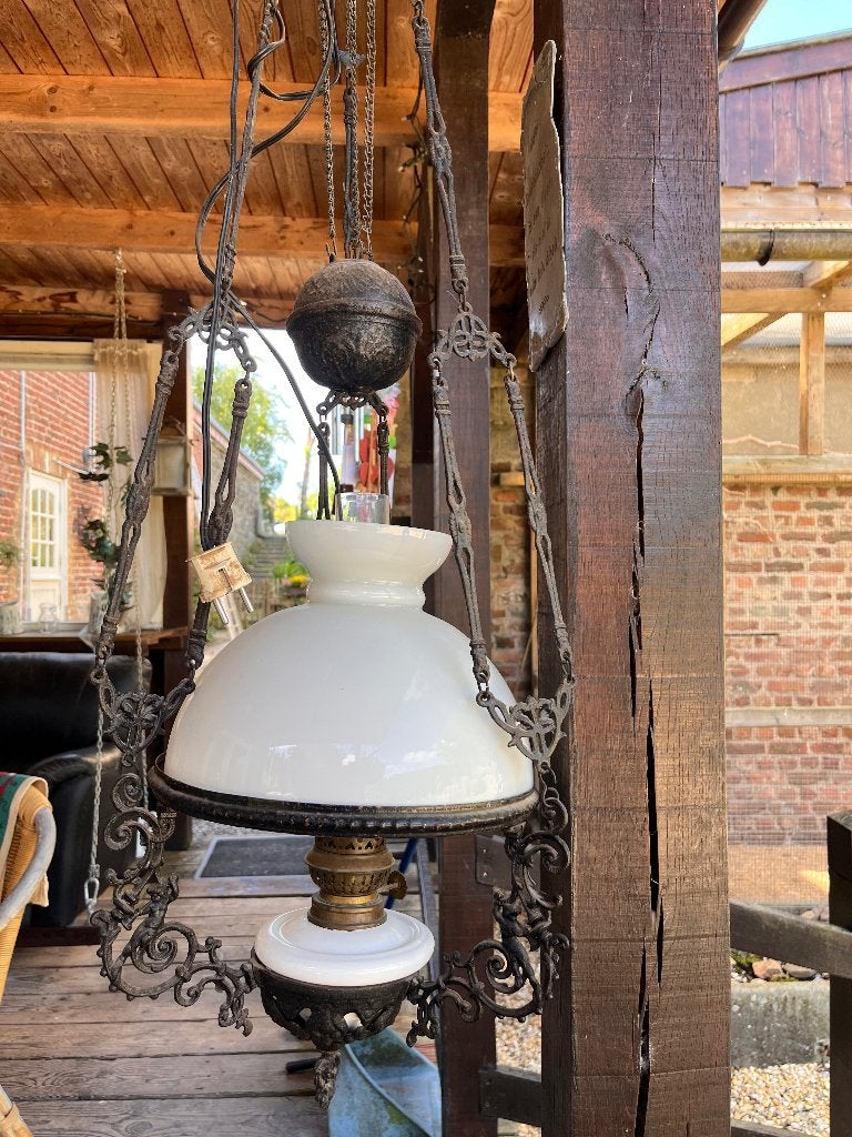 Lampe suspendue ancienne, Antiquités & Art, Enlèvement