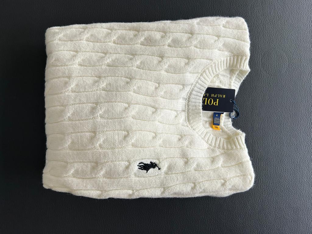 Vêtements en maille Ralph Lauren taille M, Envoi, Neuf, Taille 48/50 (M), Blanc