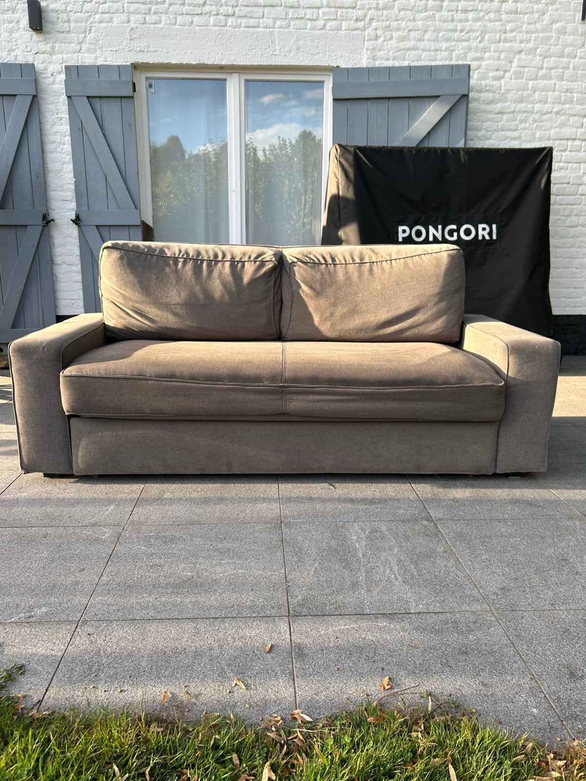 Canapé lit IKEA, Maison & Meubles, 150 à 200 cm, Enlèvement, Utilisé, Tissus