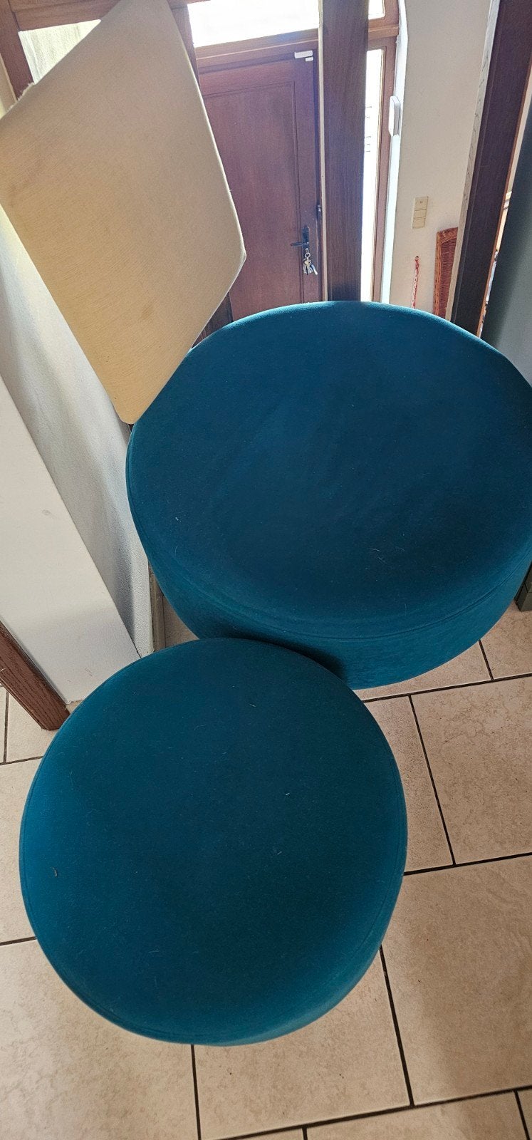 Zetel en poef, Huis en Inrichting, Stoelen, Ophalen