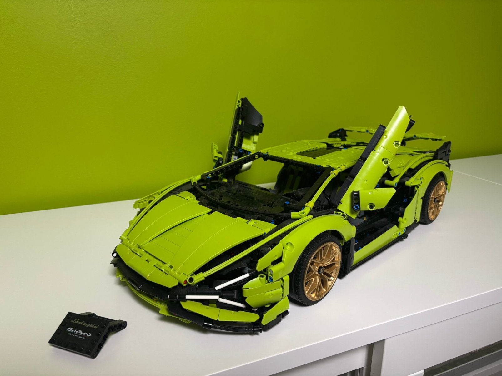 LEGO Technic Lamborghini Sián FKP 37 ( inclusief plan ), Hobby en Vrije tijd, Ophalen of Verzenden