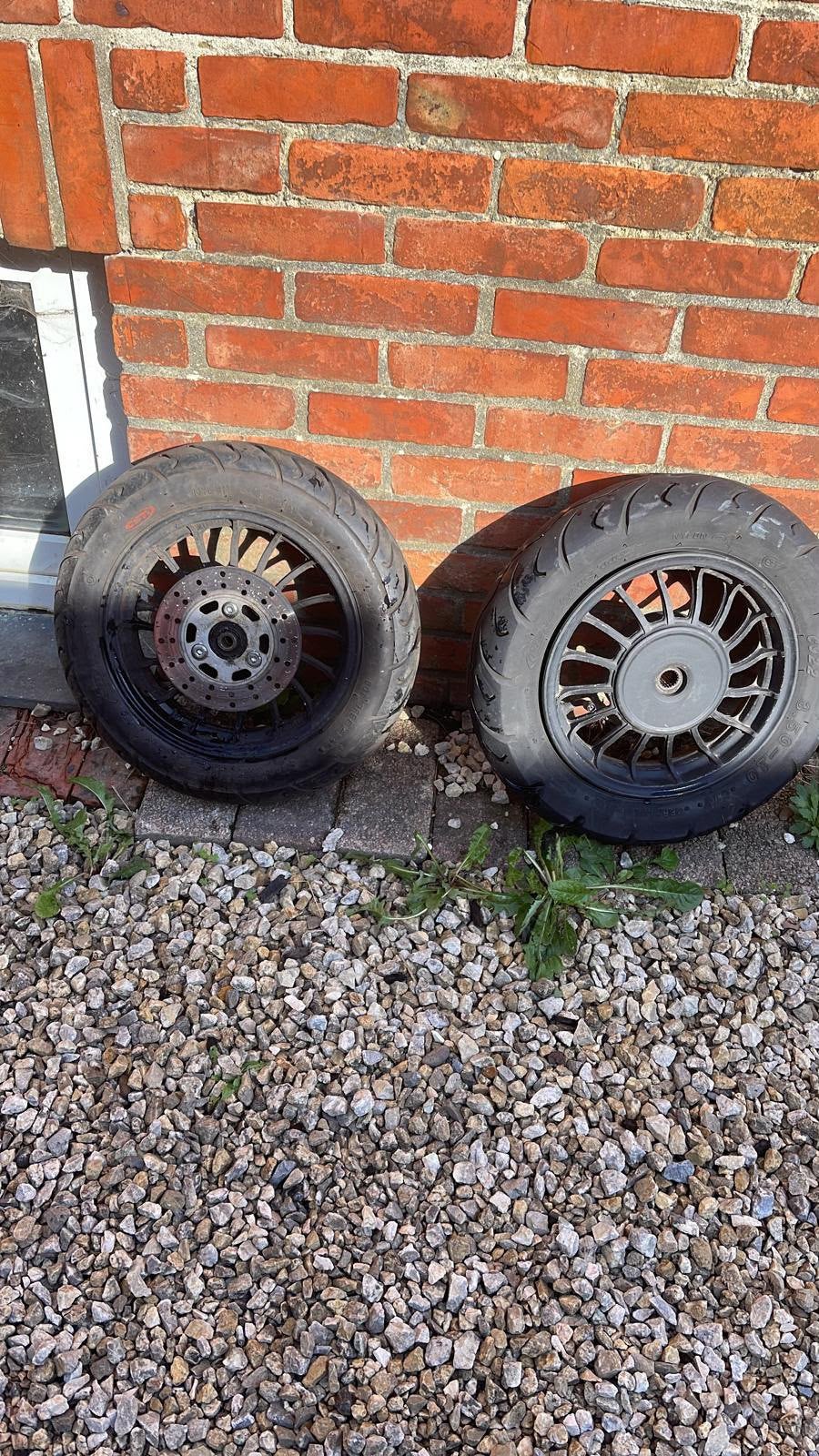 Scooter velgen met banden 10inch 80€, Ophalen, Zo goed als nieuw