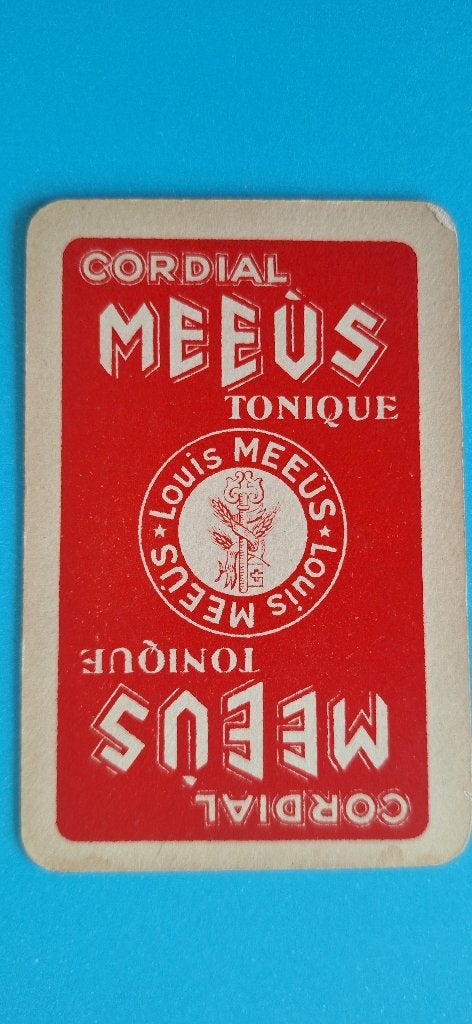 Carte à jouer Distillery, Distillery Meeus_Antwerpen_2, Enlèvement ou Envoi, Utilisé, Carte(s) à jouer