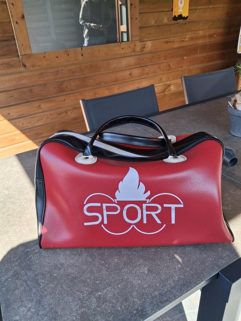 Vintage lederen sportzak, Ophalen, Zo goed als nieuw, Unisex volwassen
