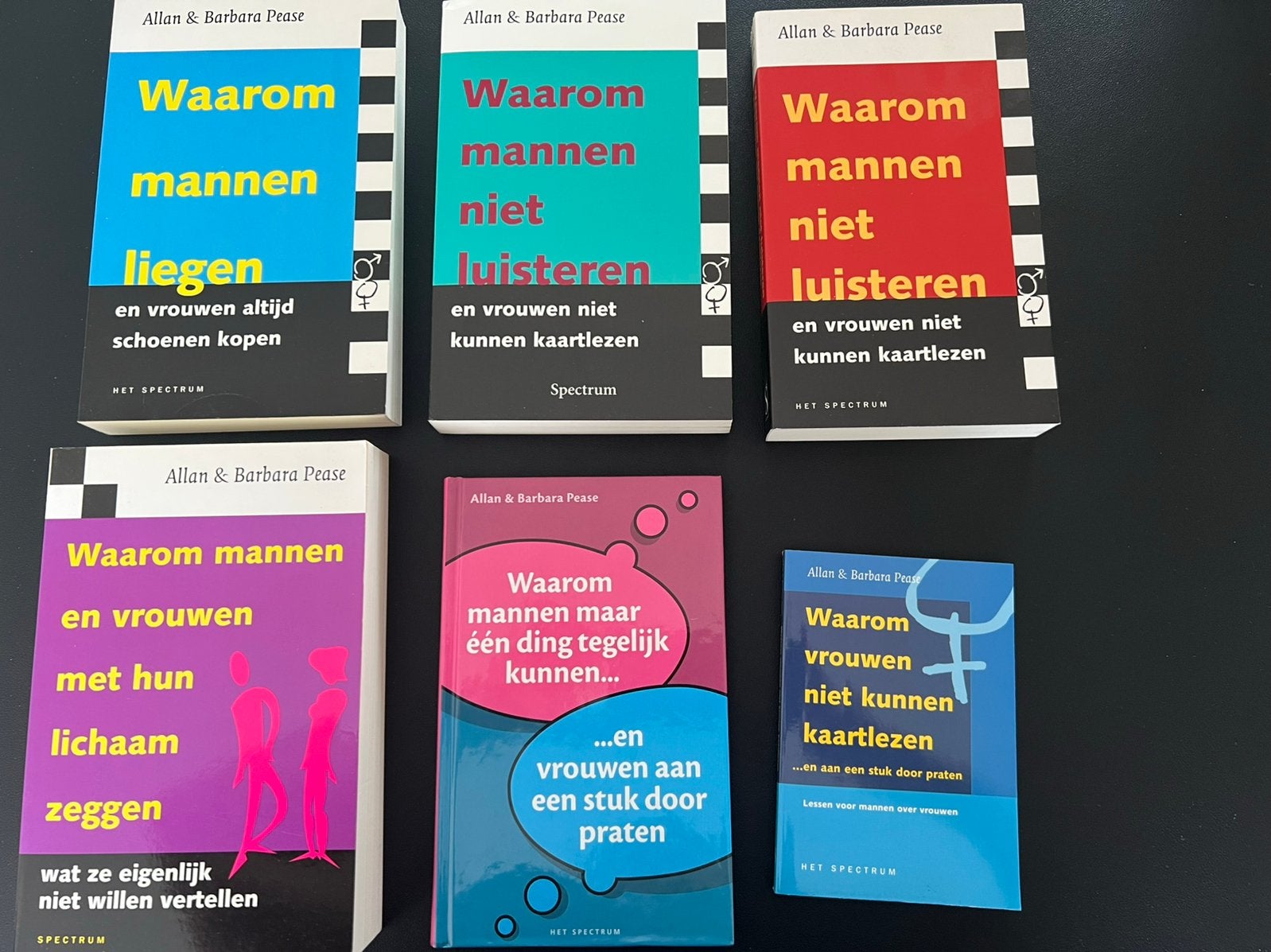Pakket 6 boeken Allen & Barbara Pease - mannen & vrouwen, Enlèvement ou Envoi, Comme neuf, Belgique