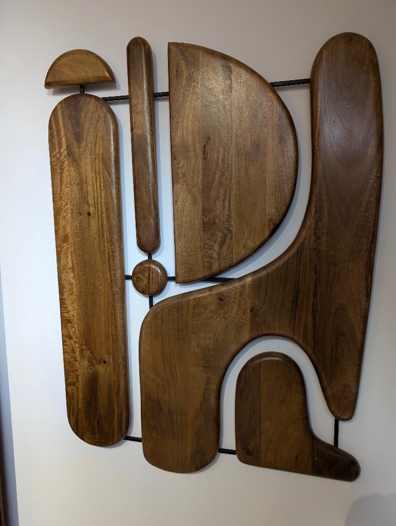 Houten wanddecoratie, Huis en Inrichting, Ophalen, Nieuw, Hout