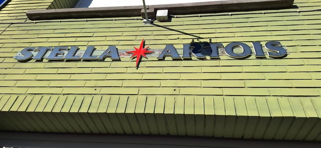 Gevel reclame Stella Artois, Ophalen, Gebruikt, Stella Artois