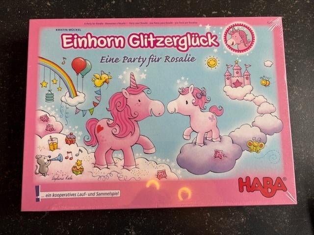Spel HABA Eenhoorn flonkerglans (feest voor Rosalie) - nieuw, Ophalen of Verzenden, Nieuw