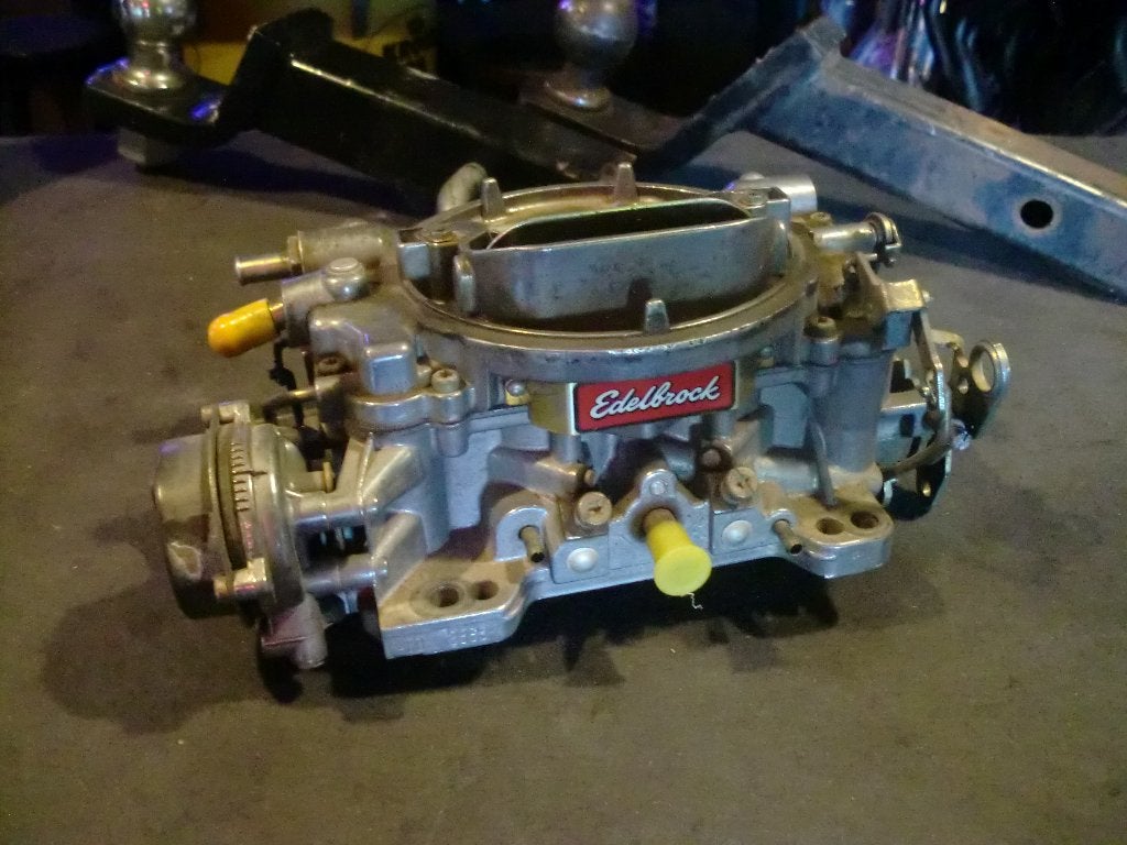 edelbrock 1400 1406 600cfm carburateur chevrolet ford dodge, Ophalen of Verzenden, Gebruikt, Overige automerken