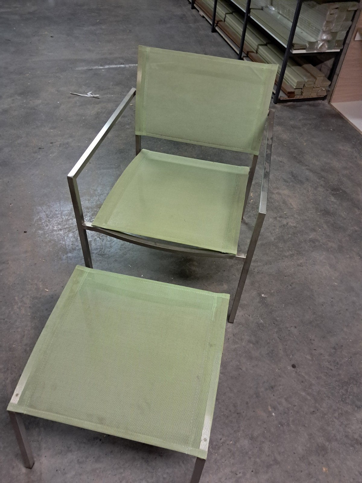 2 tuinstoelen met bankje´s, Tuin en Terras, Ophalen, Kunststof