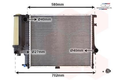 Radiateur 520x440x33 MM schakel BMW 5 serie E34 4 /6 cyl  17, Neuf, -, -, Enlèvement ou Envoi