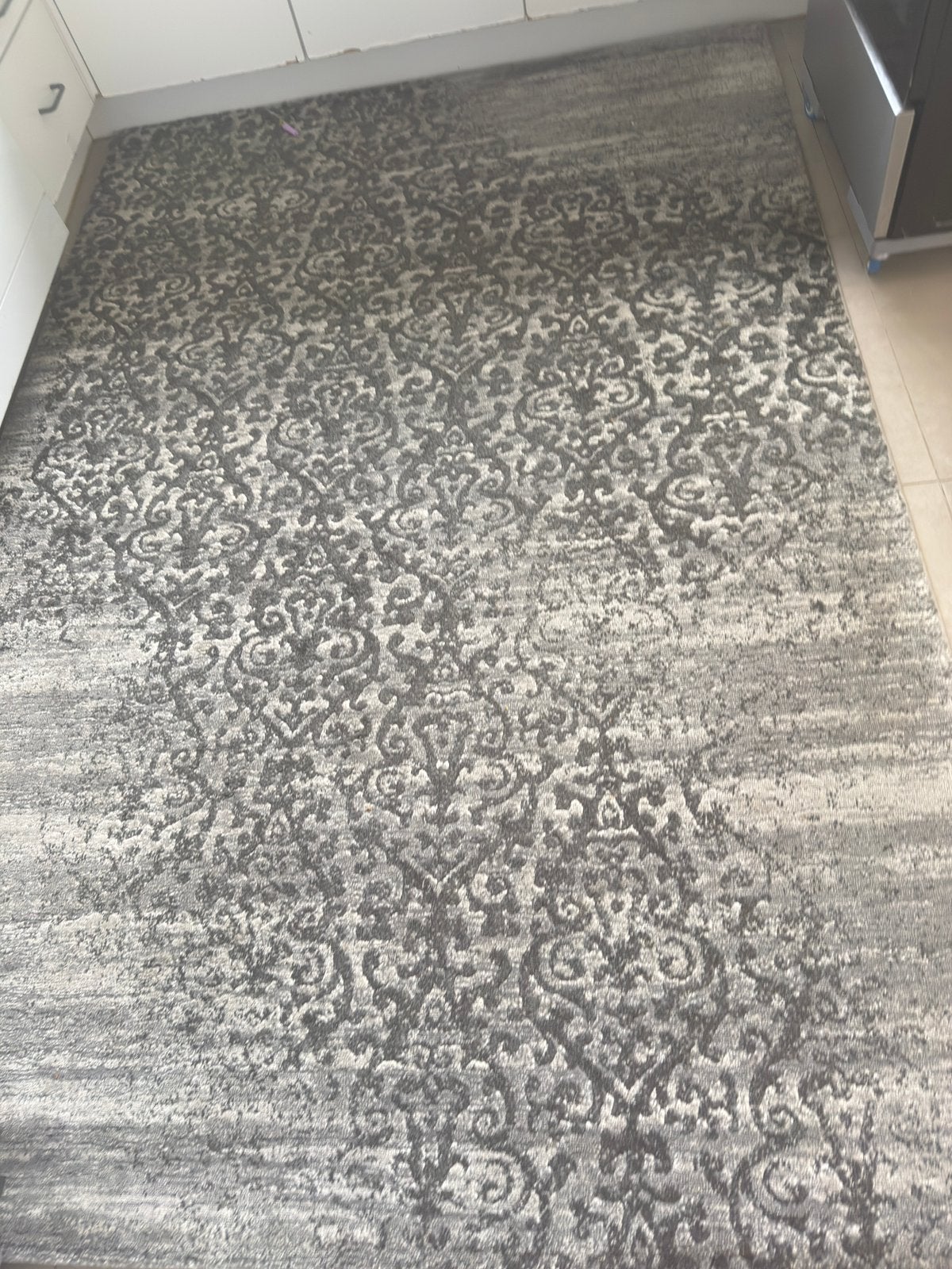 Tapis agréable et bien rangé, Enlèvement, Comme neuf, Gris