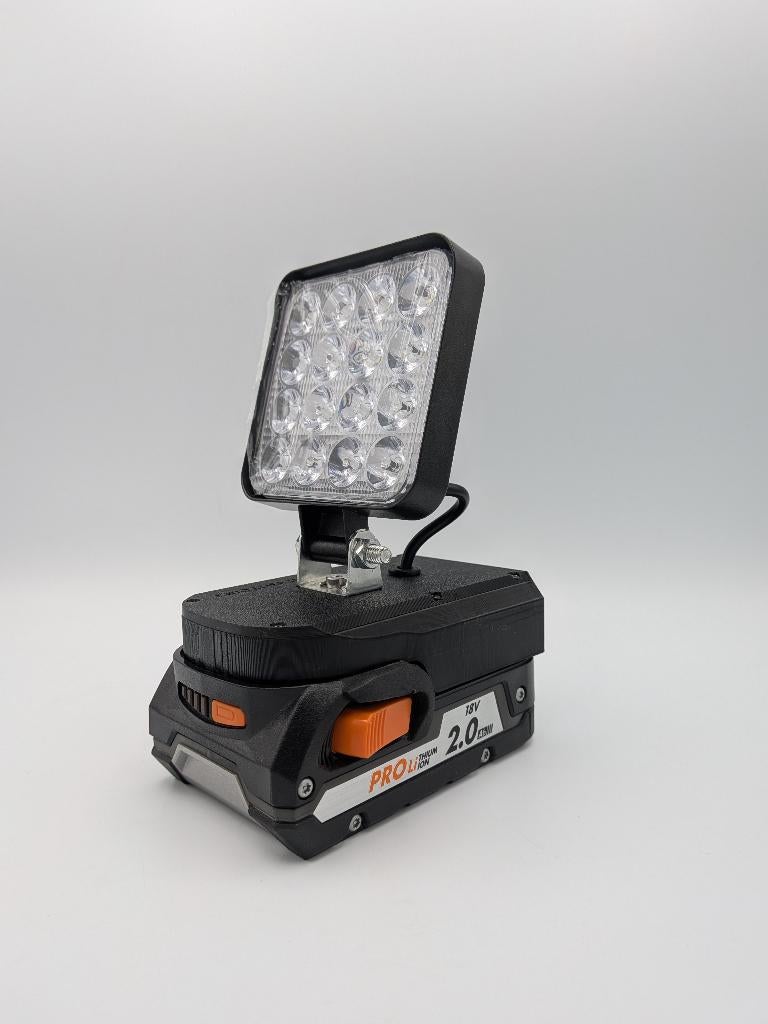 Lampe de travail pour AEG 18V, Doe-het-zelf en Bouw, Bouwverlichting, Nieuw, Lamp, 50 tot 200 watt, Ophalen of Verzenden