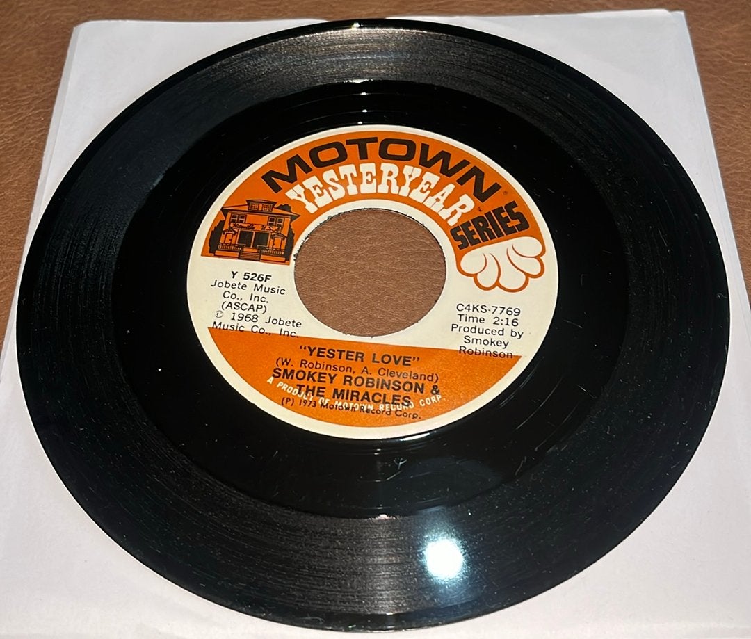 Smokey Robinson & The Miracles ‎– Yester Love - 7” vinyl sin, Ophalen of Verzenden, Gebruikt