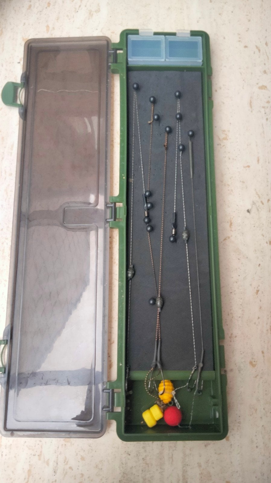 Karper rig sets.+ Materiaal + boxes, Ophalen