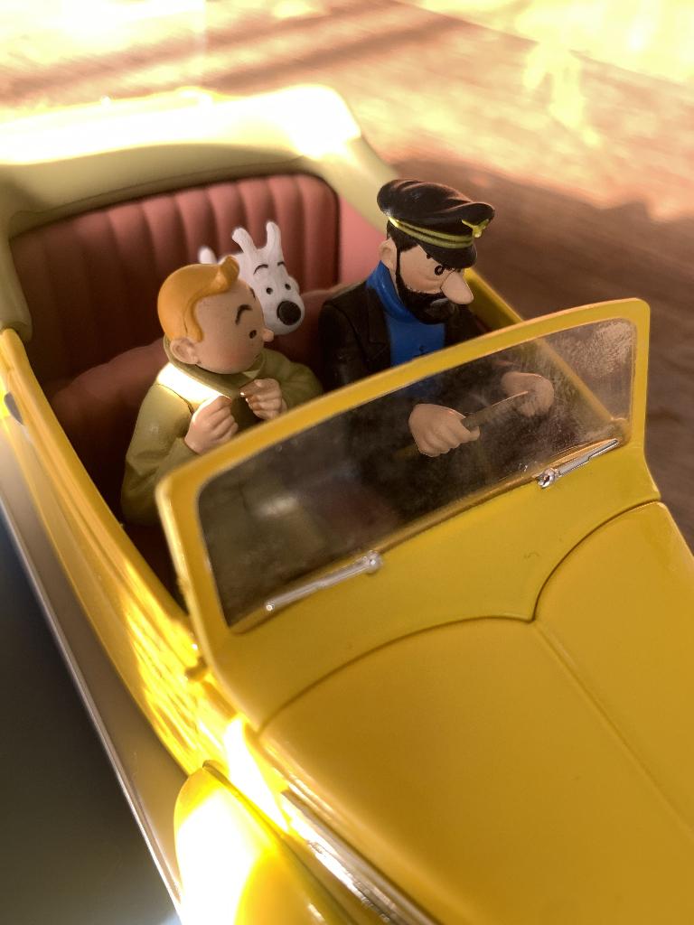 CABRIOLET VAN KAPITEIN HADDOCK, Ophalen of Verzenden, Kuifje, Zo goed als nieuw, Beeldje of Figuurtje