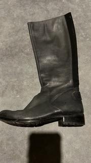 Dameslaars Lucax maat 38, 38 cm hoog., Kleding | Dames, Ophalen of Verzenden, Grijs, Gedragen, Hoge laarzen