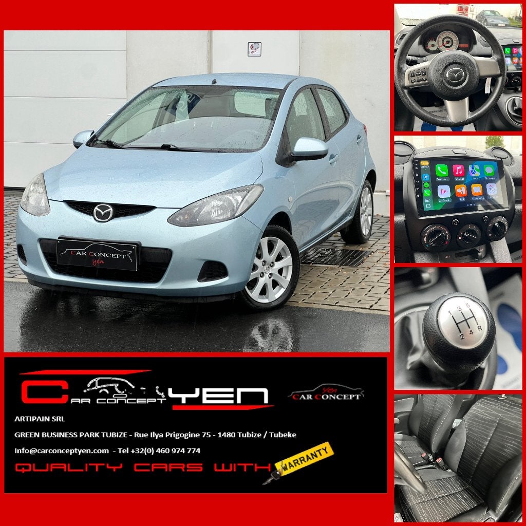 Mazda 2 1.3i*CarPlay*Clim, Autos, Mazda, https://public.car-pass.be/vhr/f4f3cc43-2740-43d2-acad-3bbae98f8470, Achat, Entreprise