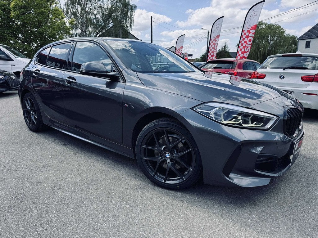 BMW 1 Serie 118 118i PACK M AUTOMATIQUE, GARANTIE 1 AN, Autos, Cuir, Argent ou Gris, Achat, Euro 6