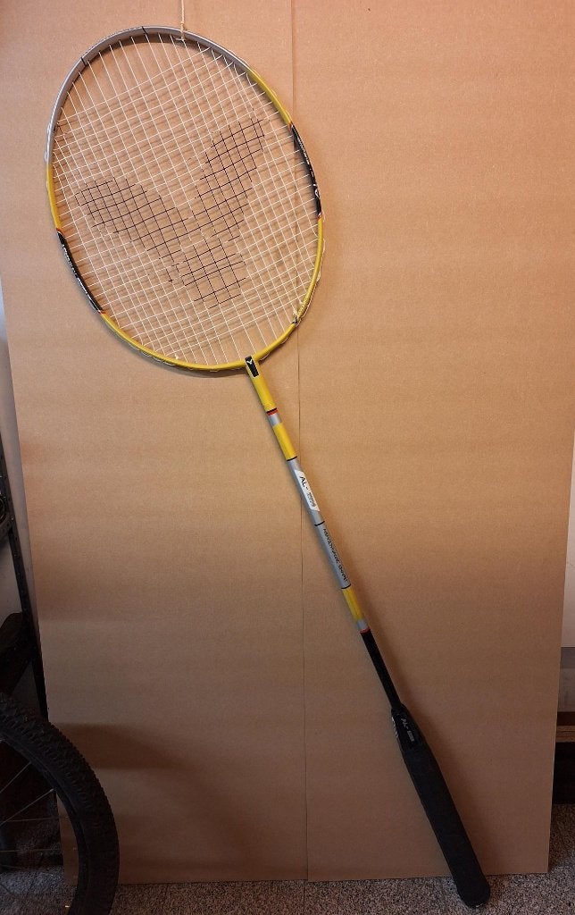 badmintonracket XXL, Sport en Fitness, Badminton, Ophalen, Gebruikt, Racket(s)