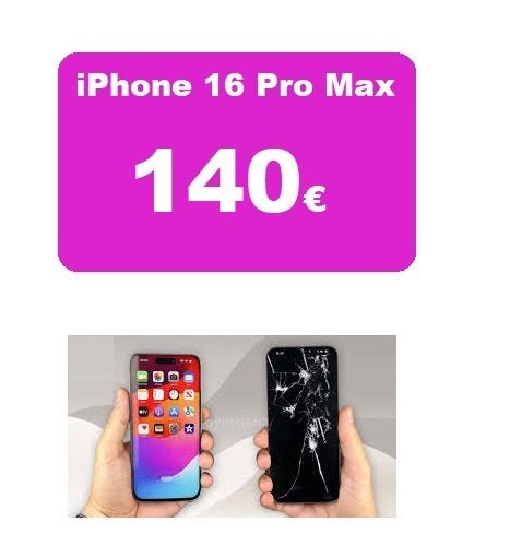Réparation écran iPhone 16 Pro Max pas cher à Bruxelles, Enlèvement, Autres types, Apple