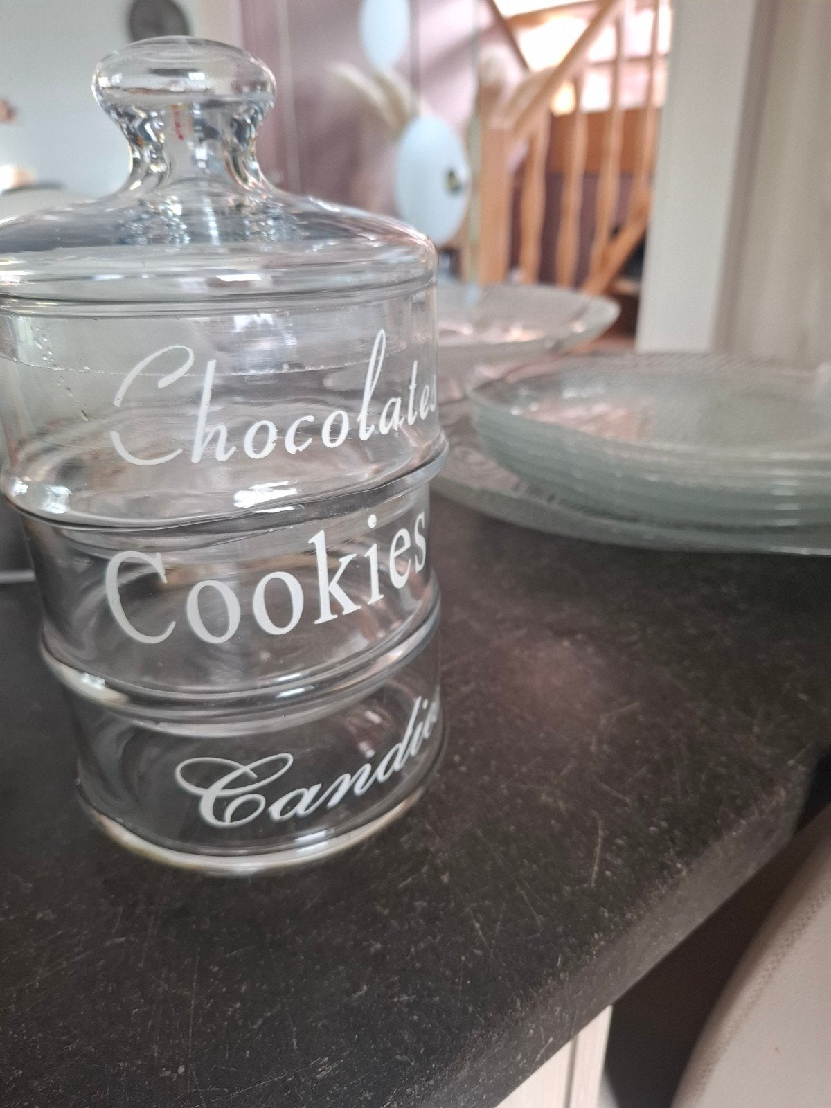 bonbonnière en verre, Huis en Inrichting, Ophalen, Glas