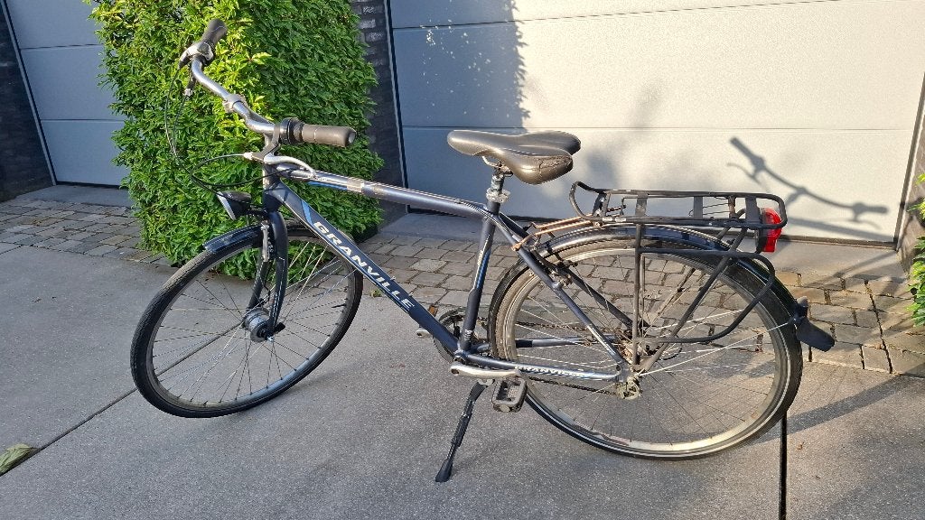 herenfiets Granville 6versnellingen, Gebruikt, Velgrem, Versnellingen, 49 tot 53 cm
