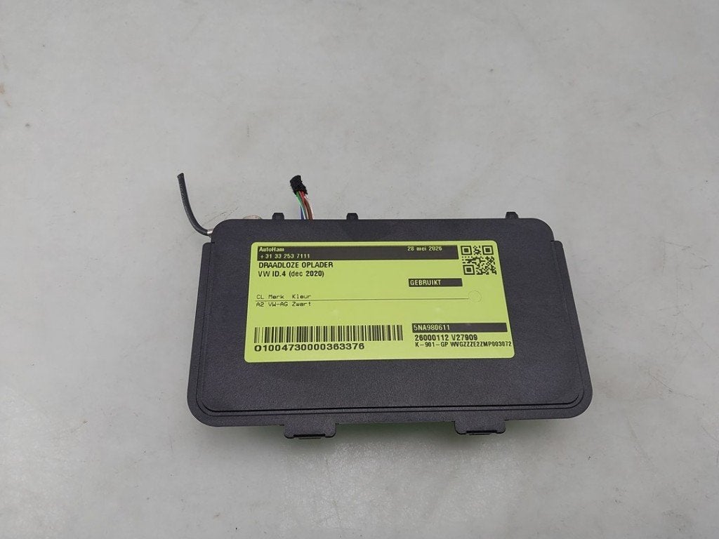 CHARGEUR DE TELEPHONE A INDUCTION (|5NA980611|), Volkswagen AG, Utilisé, Kundenbetreuung@volkswagen.de, Berliner Ring 2
38440  Wolfsburg, DE