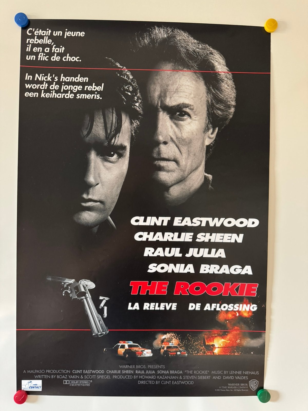 The rookie-originele bioscoop affiche, Ophalen of Verzenden, Zo goed als nieuw