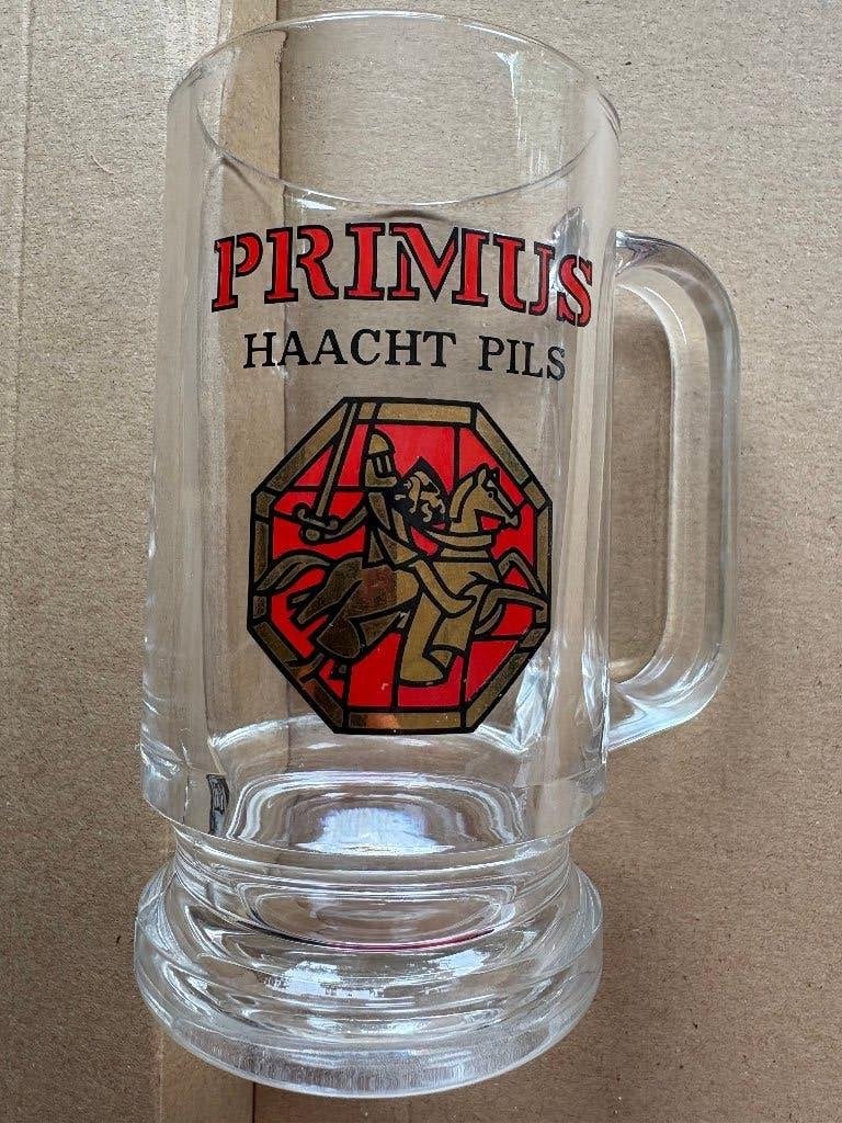 Primus Haacht Pils - bierpul, Ophalen of Verzenden, Zo goed als nieuw, Pul(len), Overige merken