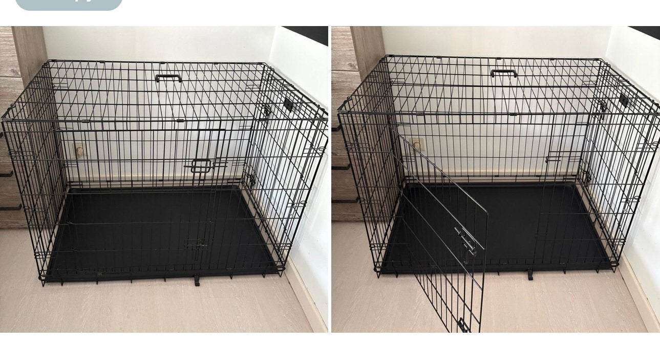 Hondenbench, Dieren en Toebehoren, Ophalen, Zo goed als nieuw, 75 tot 110 cm, 65 tot 100 cm