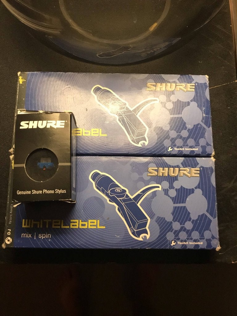 SHURE WHITE LABEL DJ NAALDEN + RESERVE STYLUS, Musique & Instruments, Enlèvement ou Envoi, Comme neuf, Autres instruments