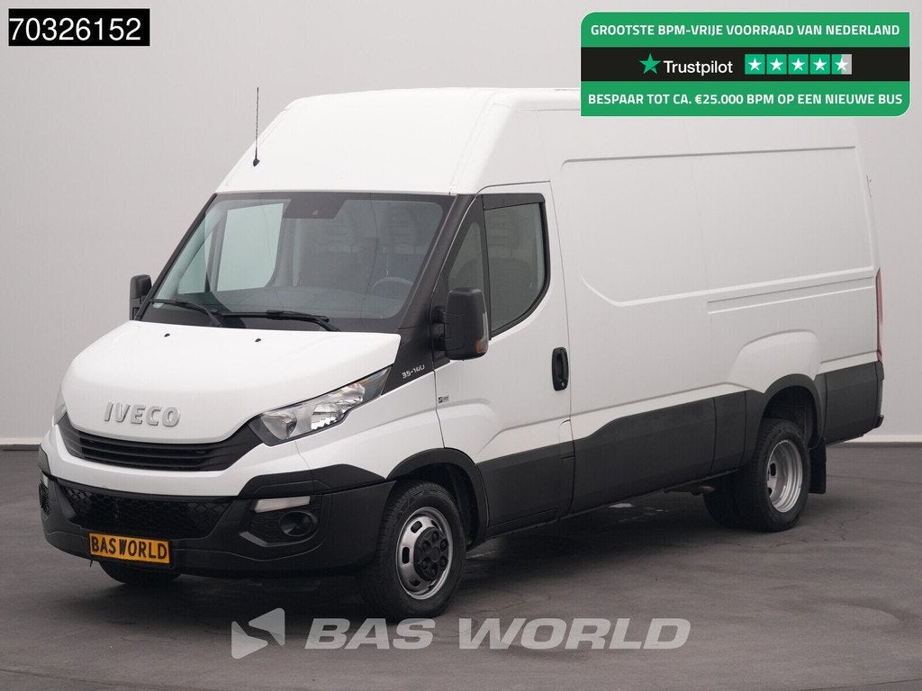 Iveco Daily 35C14 Dubbellucht L2H2 3,5t Trekhaak Airco Cruis, Autos, 100 kW, Achat, Euro 6, Entreprise