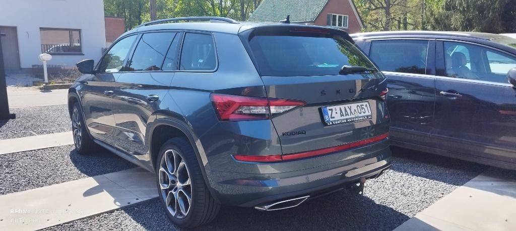 Skoda Kodiaq V RS 2.0 Tdi 239pk 4X4 Lichte vracht - 5PL, Autos, Argent ou Gris, Achat, 176 kW, Euro 6
