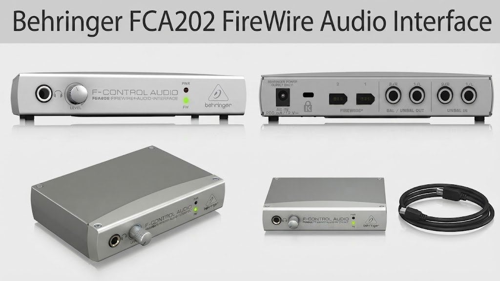 Behringer F-CONTROL AUDIO 4-Bit/96 kHz FireWire interface, Audio, Tv en Foto, Professionele apparaten, Ophalen of Verzenden, Gebruikt