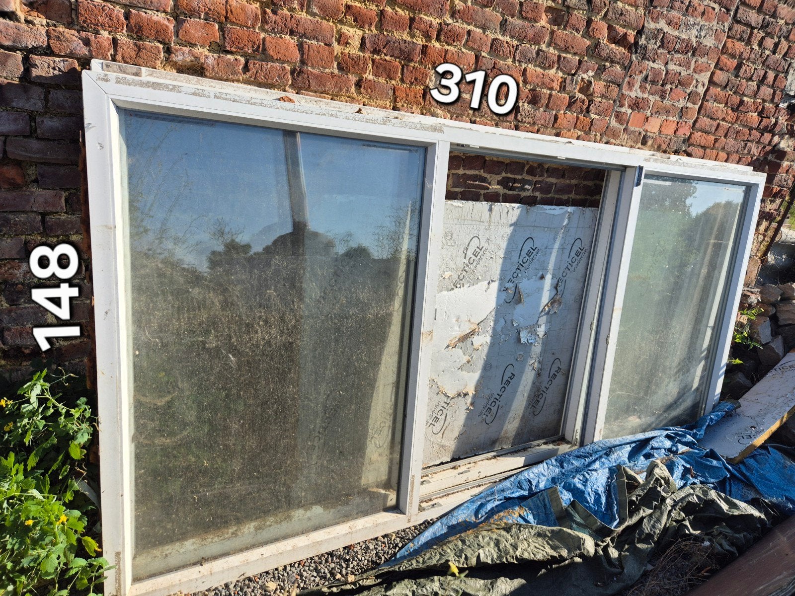 Fenêtres en PVC, Enlèvement