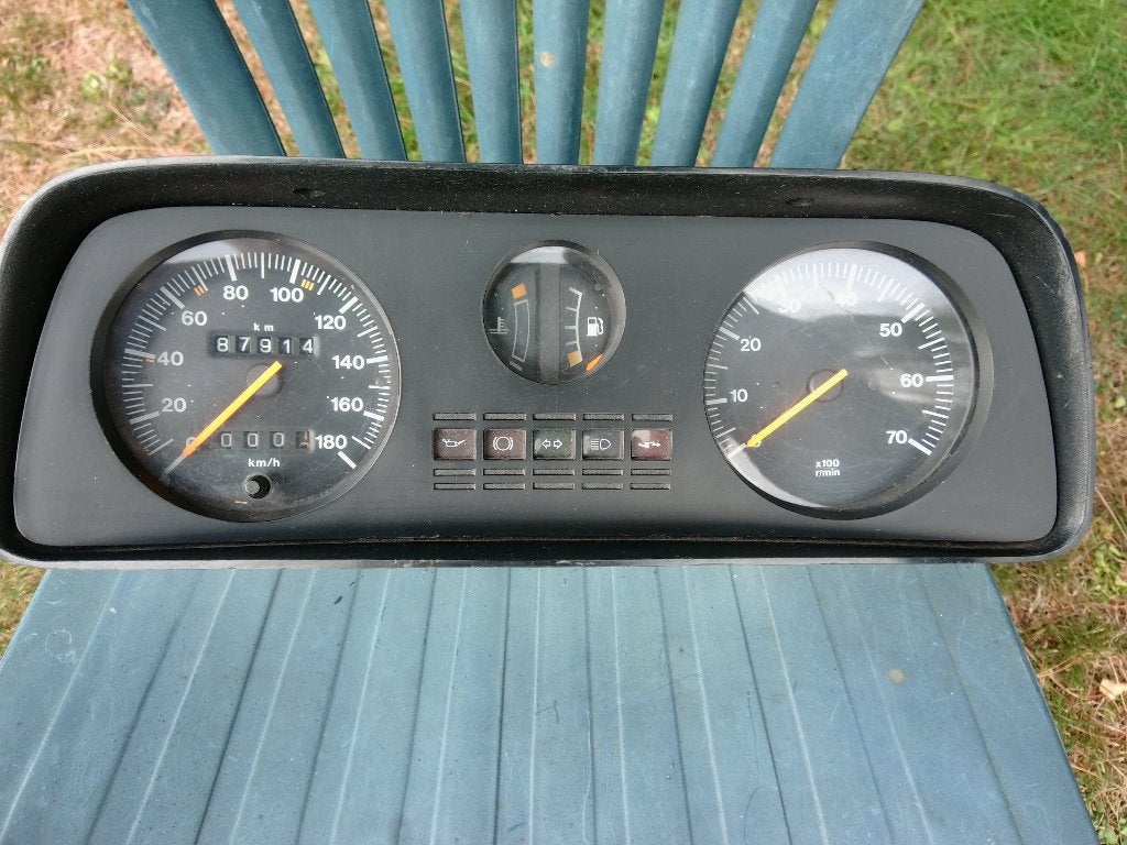 FORD Fiesta 1: snelheidsmeter + cpt-rpm + meters, Ophalen of Verzenden, Gebruikt, Ford