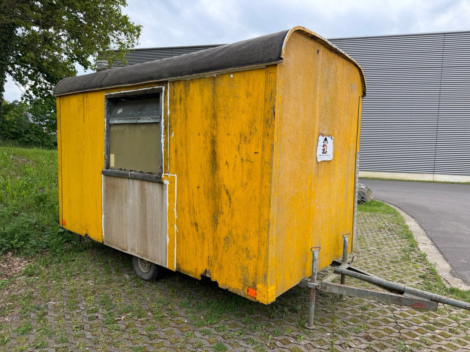 Werfkeet / pipowagen, Doe-het-zelf en Bouw, Ophalen, Zo goed als nieuw