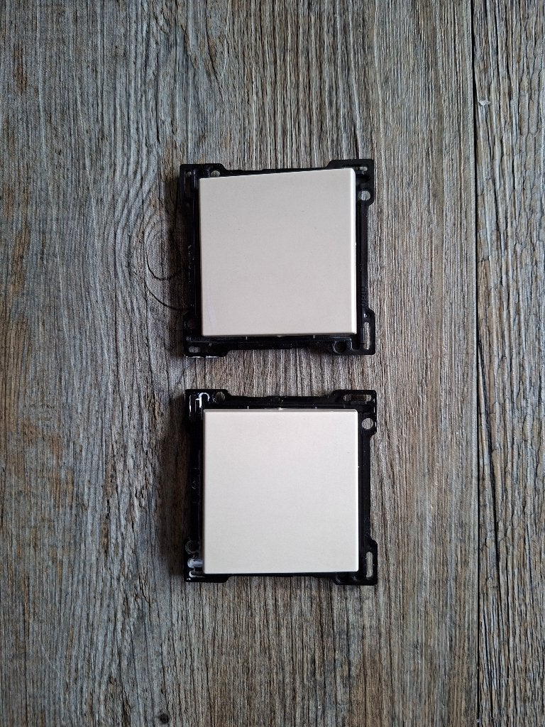 Niko afwerkingsset enkele toets (2)| Cream | 100-61105, Enlèvement ou Envoi