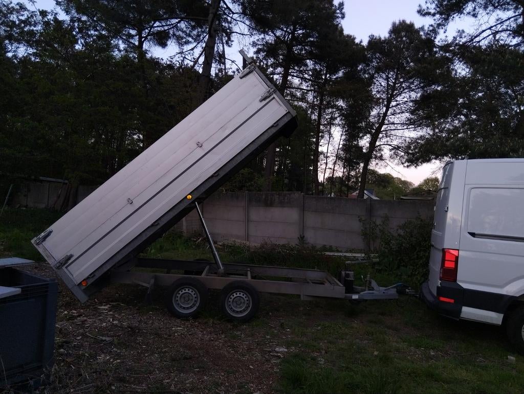 Kerenzo kipper aanhangwagen 2ton, Ophalen