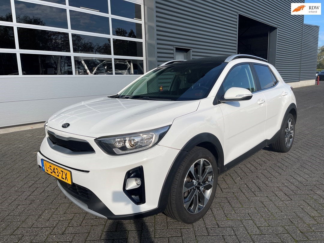 Kia Stonic 1.0 panoramadak, stuurwielverwarming, navigatie,, Cuir, 998 cm³, Euro 6, Entreprise