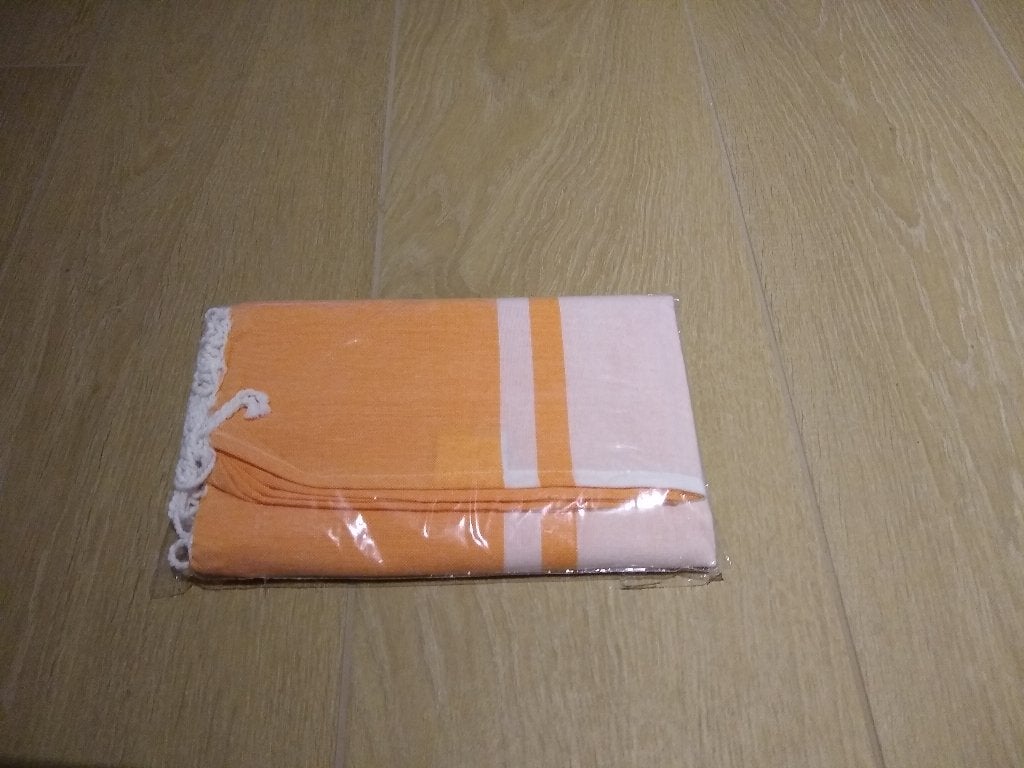 NIEUW Hammam strandlaken, Overige merken, Badlaken, Nieuw, Oranje
