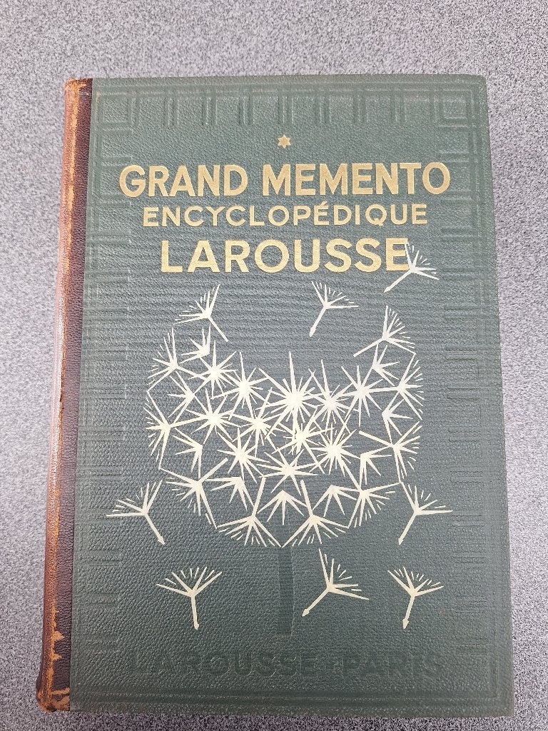 Grand Mémento : encyclopédie LAROUSSE, partie 1, Envoi, Librairie Larousse