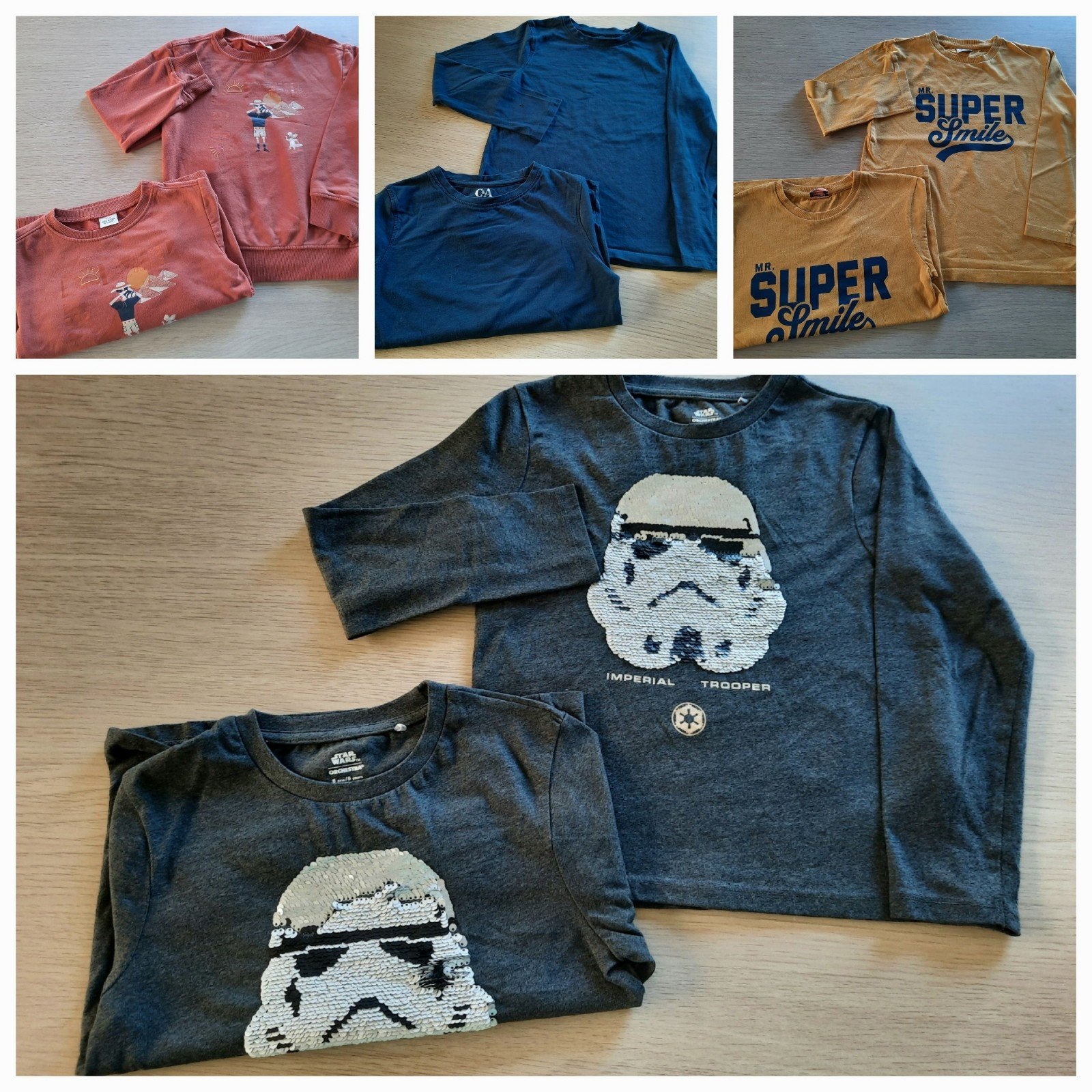 Tshirts & truien - Maat 128, Ophalen